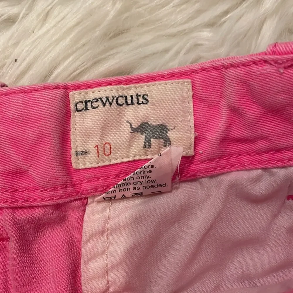 ✨Crewcuts by J Crew Bright Pink Cuffed Chino Shorts